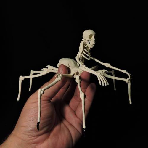 forgottenboneyard:Finished up the first 5&quot; Arachne 3D print. This piece will be retired after 5