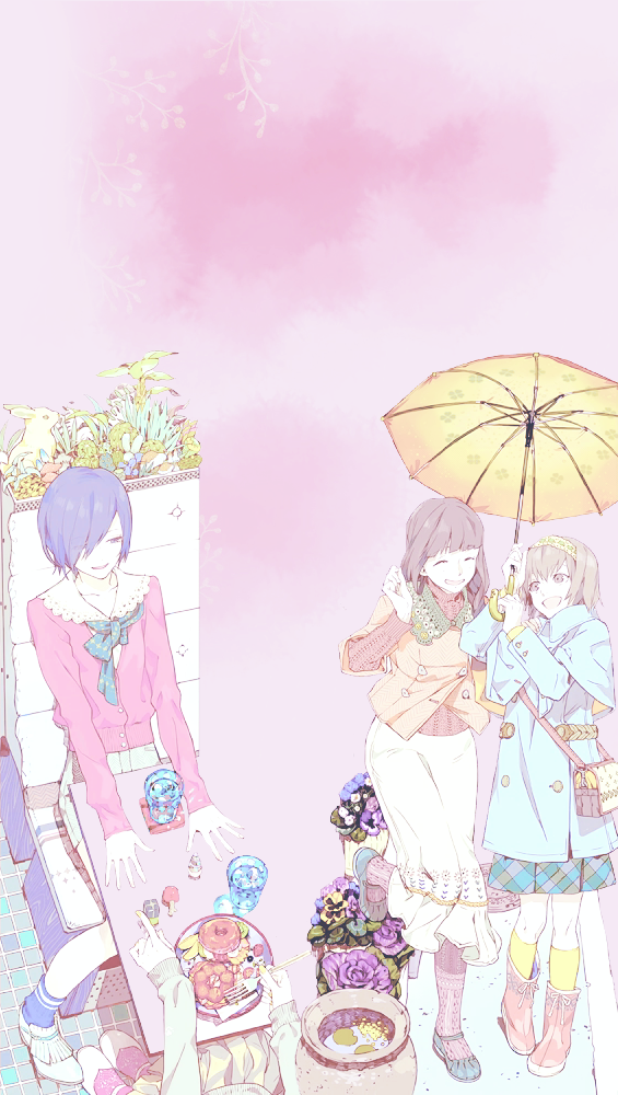 exarchics: pastel tokyo ghoul phone wallpapers