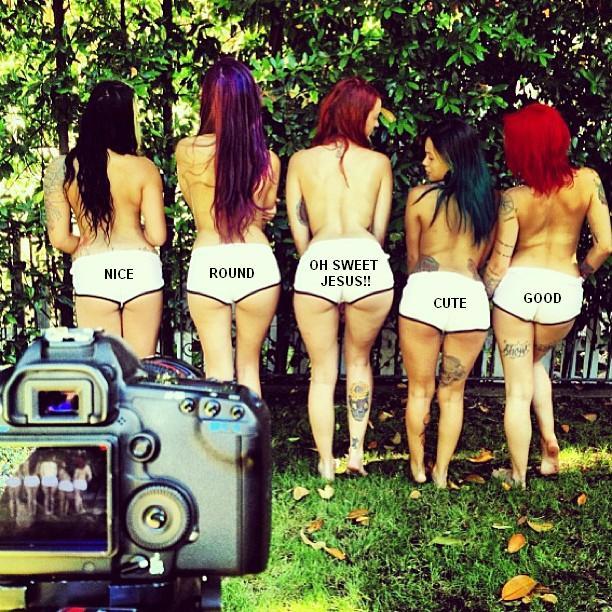 Love Charlotte's Bum