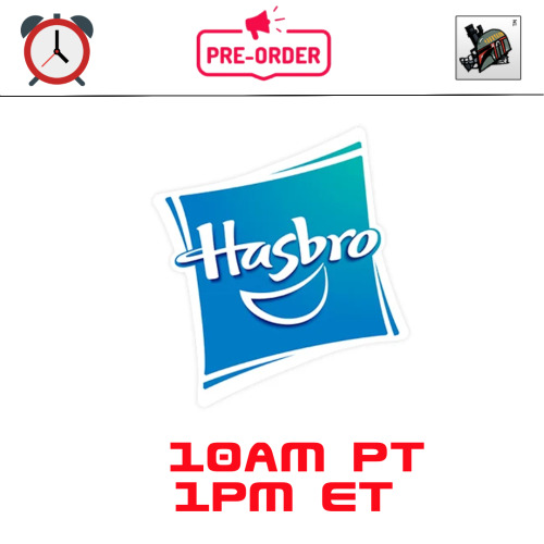 As yet unknown, Hasbro reissued action figure item pre-order in 30 mins.
Bookmark link or tweet and head there at:
🔗 LINK IN INSTA BIO LINKTREE ( https://linktr.ee/FLYGUYtoys ) FOR INSTA USERS
⏰ 10am PT / 1pm ET.
➡️ https://bit.ly/newhasbro
#hasbro...