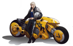 p0ww: Biker Girl by Bruno Gaultier Leblanc