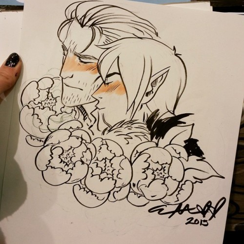 areyoutryingtodeduceme:  Fenris/Anders #eccc commission!