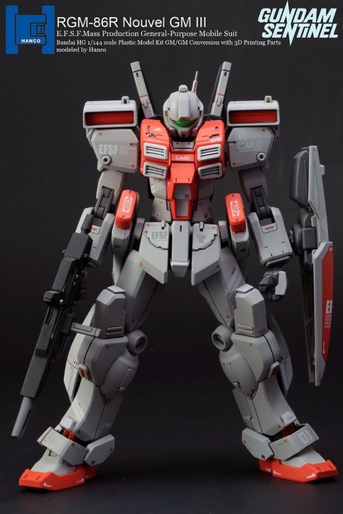 Sex gunjap:  HANCO’s HG 1/144 RGM-86R Nouvel pictures