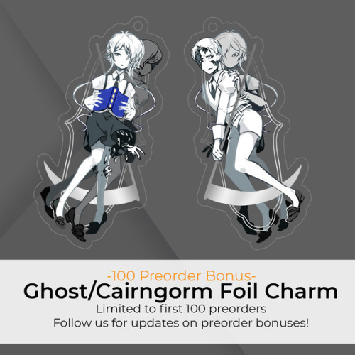 -LOCKED- Ghost/Caingorm Double-sided Foil Charm! This Bonus Will Unlock When We Reach 100 Preorders And