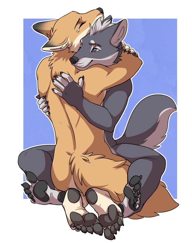 poptart-stud-muffin:  baewolfy:  vahtthegshep:  Clean cuddling :) As requested! I