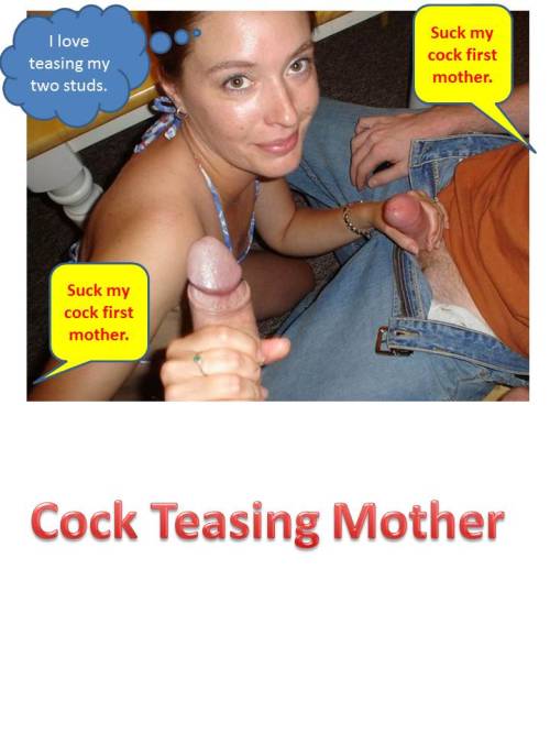 eteoclesblog: Her two sons are so eager to be pleasured by their mother and you can see on the bitch