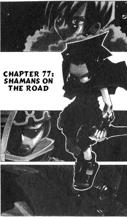 Chapter 77 Cover: Shamans on the RoadShaman King, Volume 9 Chapter 77