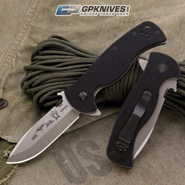 gpknives:  The much anticipated Spear Point Emerson RangeMaster SheepDog Flipper