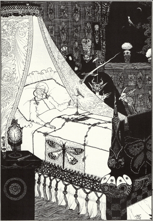 Harry Clarke (Irish, 1889-1931)‘Music! Music’ cried the Emperor. ‘You little precious golden bird, s