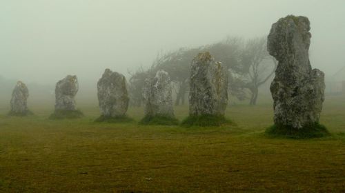 gosiamahoney: Standing stones in the mist Lagatjar Callanish Stones Bodmin Moor Ekorn