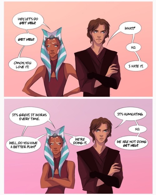 ahsoqa:okay but ahsoka is obviously thor in this situation because she buff as fuck and anakin…….god