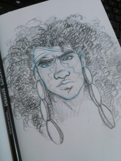 dongqu33n:  @ ppl who draw avdol with straight silky mermaid hair: did u forget u were drawing a black man