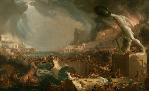 life-imitates-art-far-more: Thomas Cole (1801-1848) The Course of Empire: “The Savage State&rd