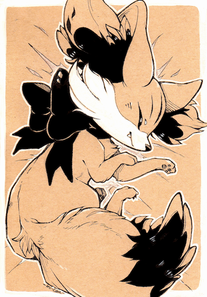 mieau:  Fennekin evolution line cards from last month ~ 