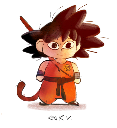 Sangoku  fanart  big up Toriyama Sensei!