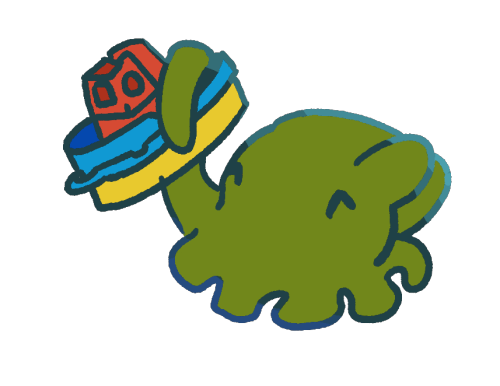 I Drew A Juvenile Kraken From Dnd! Its Based Of A Dumbo Octopus And Its Holding A Toy Boat Practicing