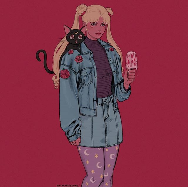 sailor-moon-rei:   by malbondesigns  