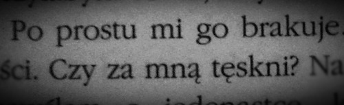 oneyeear:  Nie tęskni 