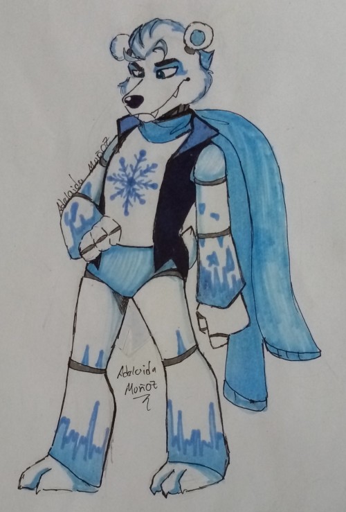 Un Fc De Fnaf Que Hice Es Un Oso Polar Que Dispensa Helado (?