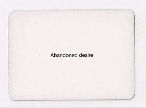 hazelstreet:    Oblique Strategies (subtitled Over One Hundred Worthwhile Dilemmas)  - created by Brian Eno and Peter Schmidt and first published in 1975.  Each card offers an aphorism intended to help artists (particularly  musicians) break creative