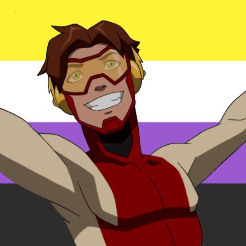 pansexual and nonbinary bart allen icons for @irlbartallen ☆