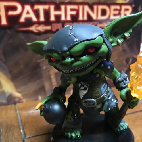 TONIGHT at 8pm I’m playing a Goblin in @goblincavalcade #pathfinderplaytest #doomsdaydawn game!!! Co