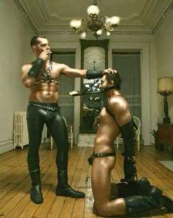 Hot leathermen