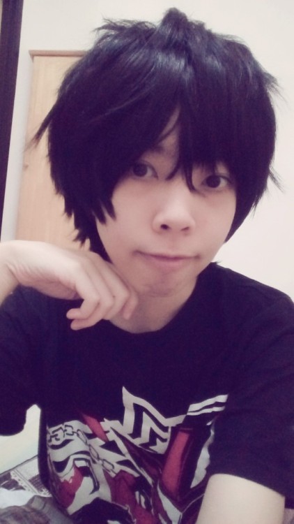 When you bought one wig and the seller decide to give an extra Akira Kurusu wig for free cus Persona