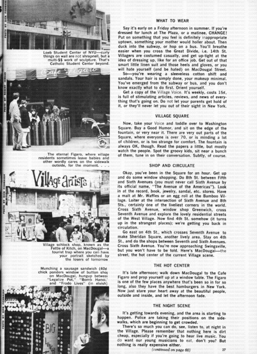 beth4aday-deactivated20140628: Teen Guide To Greenwich Village | Datebook, 1966 August