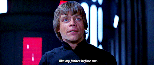 delicatefury:ellens-ripley:Never. I’ll never turn to the Dark Side.THIS IS LUKE SKYWALKER