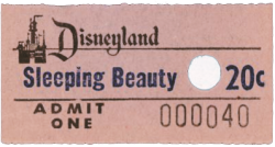 yourland:  Disneyland ticket stubs, circa 1960s 