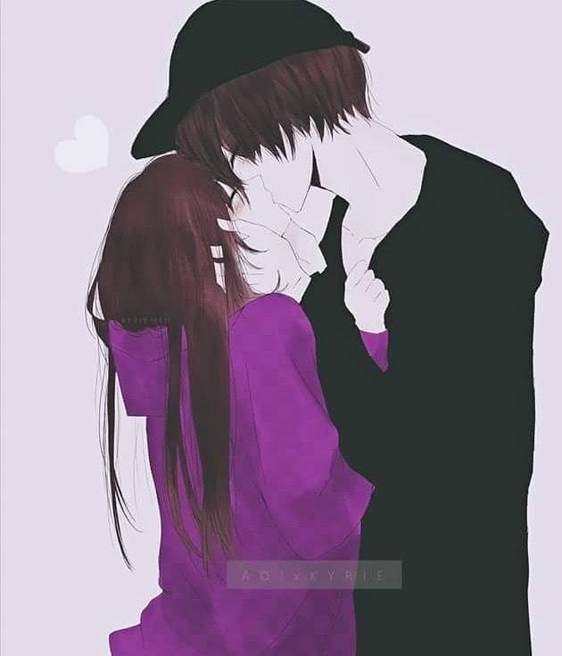 Image tagged with Anime couple anime kiss anime hug on Tumblr