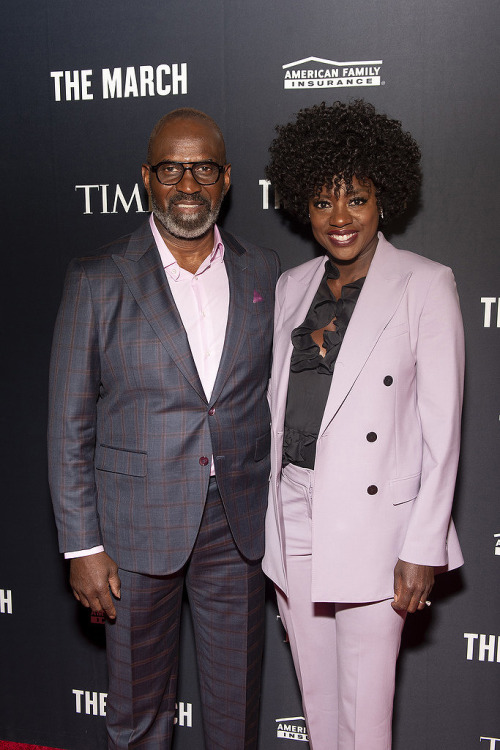  Executive Producers of “The March” Julius Tennon and Viola Davis attend the TIME Launch