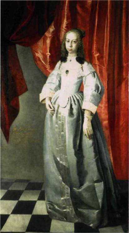 Portrait of Elisabeth Sofie Gyldenløve, illegitimate daughter of daughter of King Christian 4th of D