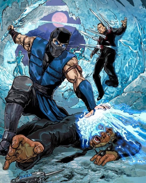 #imaginaryfightleague on #facebook 2019 - #mortalkombat #subzero vs #agents #J and #K from #meninbla