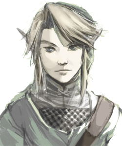 mochapok:I usually have a really hard time with portraits, but I like how this one turned out. Probably because it’s Link’s face. -u-