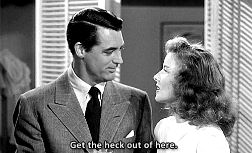 Cary Grant &amp; Katharine Hepburn ~ The Philadelphia Story (1940)