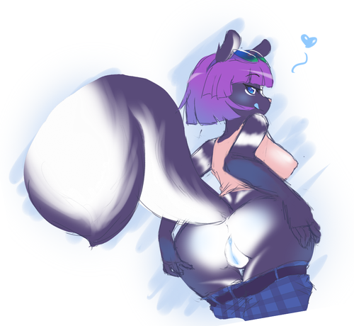 An extra butt doodle for fun.Butt Request #4Tasha~