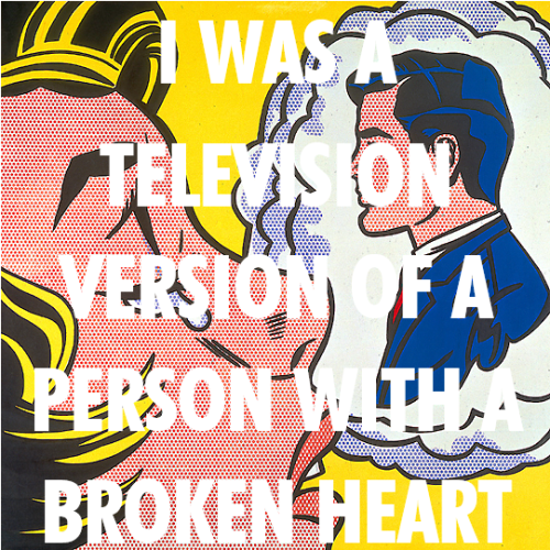 &ldquo;Pink Rabbits&rdquo; by The National // Thinking of Him by Roy Lichtenstein
