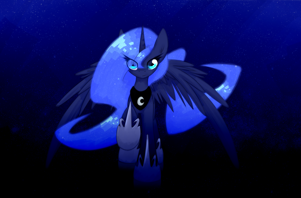 thepoeticpony:  Luna by ~Bloody-Sky-Z 