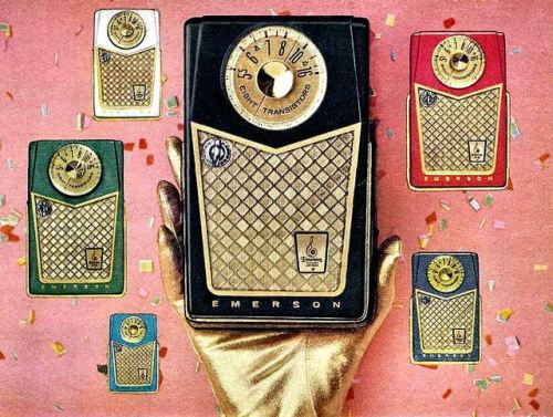 danismm: Emerson Transistor Pocket Radio, 1958
