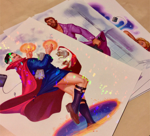 ONLINE SHOP IS NOW OPEN!  Starlord, Dr Strange and Thor prints available now and more to come soon  