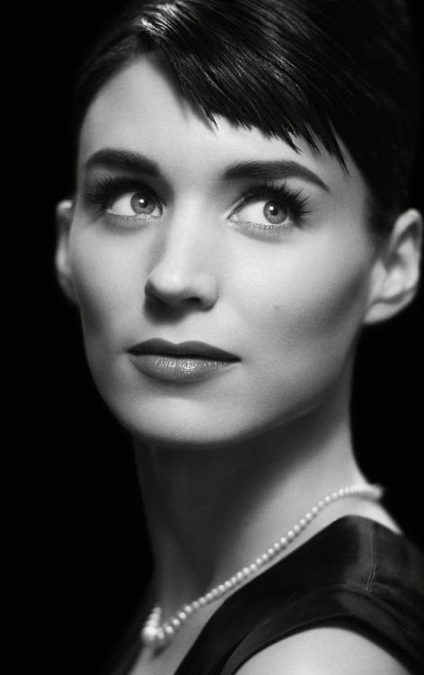 Black and white, actress, Rooney Mara, 840x1336 wallpaper @wallpapersmug : ift.tt/2FI4itB - 