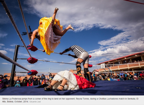 Cholitas luchadores are ready to rumble Indigenous women wrestlers in European-influenced dress have