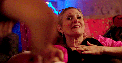 Nothing Is Ever Really Over. Just Over There.Carrie Fisher (1956 - )