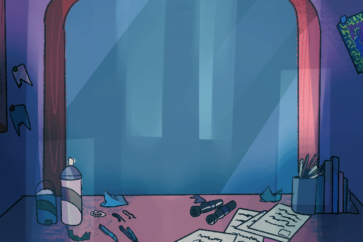 More backgrounds for my final film, Rockin’ It!![Edit!!: Wrong version, this one