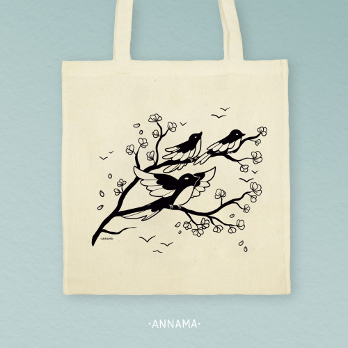 Hello! I’m here with something new to share:I made some ✿ Tote Bags! ✿ There are 3 different d