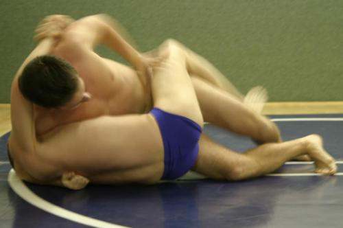 movimuswrestling:  Matt DiNapoli met Hunter O’Reilly at a bar in New York City on a Saturday night. Matt challenged Hunter and they showed up at the Movimus Studio that Sunday afternoon.   Not super strong or muscular, these two guys wrestled a match