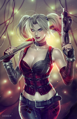 batmansblackrose:  Harley Quinn Badass by