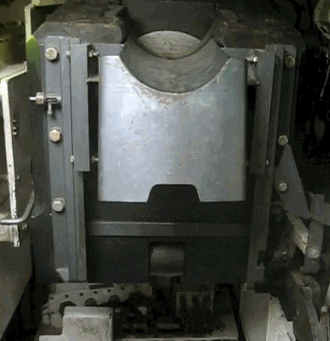 c0ssac:taskforcejesus:  techygif: M1A2 Abrams Ammo loader, 120mm tank rounds.  
